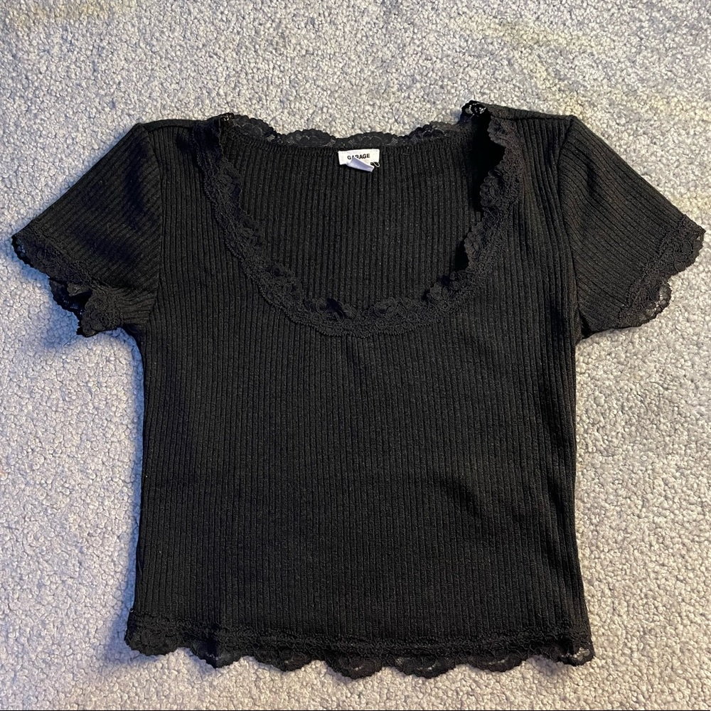 Black Lace T-shirt